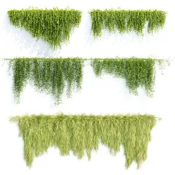 Creeper plants for wall collection vol 144 3D model