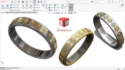 Decorative Ring design in Solidworks | Solidworks Tutorial