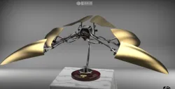 Denizen of the Deep, Kinetic Sculpture, Mechanical Bird