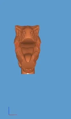 Dinosaur trex head 3D model