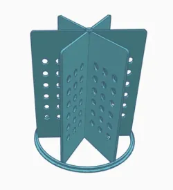 Divided remix of Divider for Ikea ORDNING utensils holder