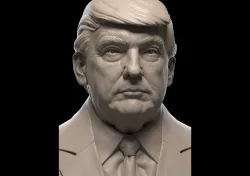 Donald Trump Bust 3D print 3D print model