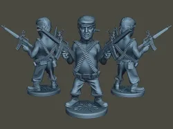 Donald Trump RamboMan 3D print model