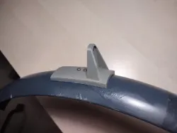 Embarrassing rusty bicycle mud guard repair
