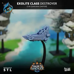Exolite Class Destroyer - Cin'darian Empire