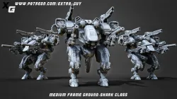 ExtraGuy Mech Bundle  3D Printable 3D print model