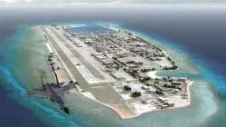 Fiery Cross Pacific Island Airbase 3D model