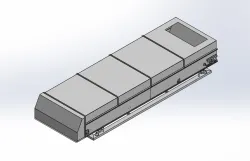 Flow weighing scale