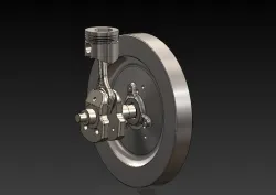 flywheel crankshaft engine