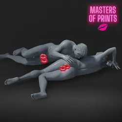 foreplay - NSFW - EROTIC MINIATURE 75 MM SCALE 3D print model