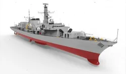 Frigate Type 23 Anti Submarine 3D model
