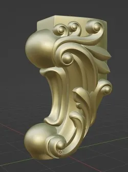 furniture leg  3D model
