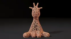 Giraffe figurine 3D print model