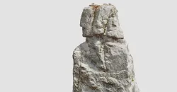 Huge Boulder Pillar Cliff Drone Scan PBR Low-poly 3D model