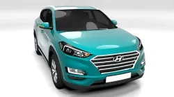 HYUNDAI TUCSON 2019 LOWPOLY Low-poly 3D model