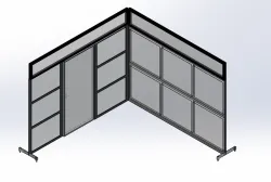 L-Shaped Sliding door