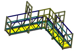 L-type Suspended Working Platform