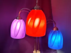 Lampshade for E14 LEDs and diffuser