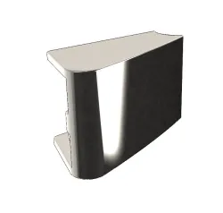 Liebherr refrigerator door handle mounting bracket 9590178