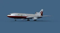 Lockheed L-1011-50 Trans World 3 3D model