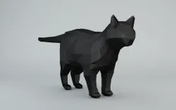 Lowpoly cat