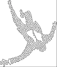 Mad Men Themed TSP Single Line Art