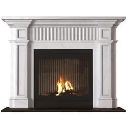 Marble Fireplace modern ArtDeco  3D model