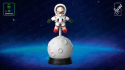 Mario Astronaut Lamp 3D print model