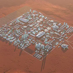 Martian Base 3D model