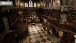 Medieval Fantasy Library model pack low-poly PBR Low-poly 3D model