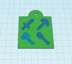 Minecraft Tools "keychain"