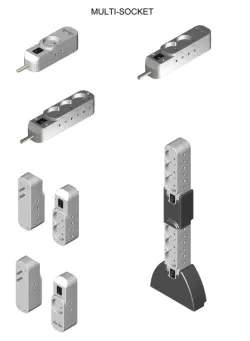Multi-socket CEE 7-16 CEE 7-17