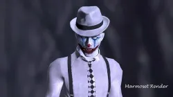 MurderBlueFace Low-poly 3D model