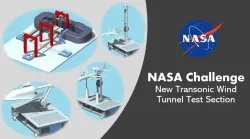 NASA Challenge: New Transonic Wind Tunnel Test Section