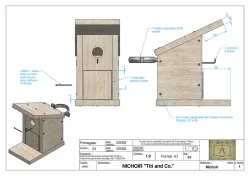 nichoir en bois - wooden birdhouse