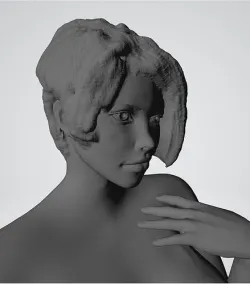 NUDE SEXY POSE1 3D print model