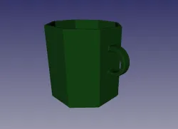 octagonal Teacup