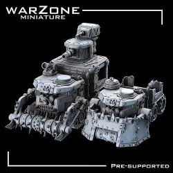 Ork Battlewagon Doomcrusher Party Wagon vehicle wargaming 3D print model