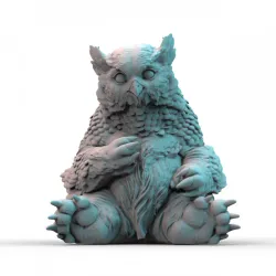 Owl Beast Cub (pre-supported)