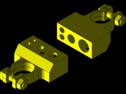 POS AND NEG TAPERED BATTERY TERMINAL CONNECTORS