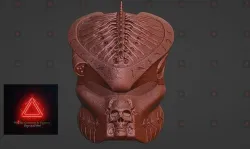 Predator Biomask ver 8 3D print model