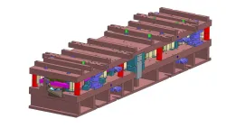 Progressive Die Example 117 - CAD MODEL