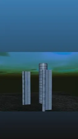 Renaissance Center Detroit  3D model