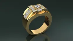 Ring Men D28 3D print model