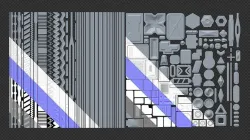Sci-Fi Decal Set - Seams and Panels Texture