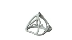SciFi Cube Object No 62926 Low Poly Shape Low-poly 3D model