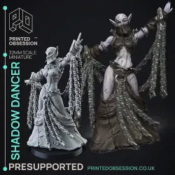 Shadow Dancer - 3D Printable TTRPG - PRESUPPORTED - 32mm Scale 3D print model