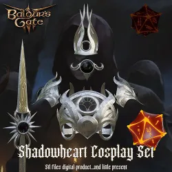 Shadowheart Cosplay Set Baldurs Gate 3 3D print model