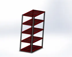 sheet metal rack