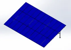 SOLAR STRUCTURE FOR 30 PANEL
